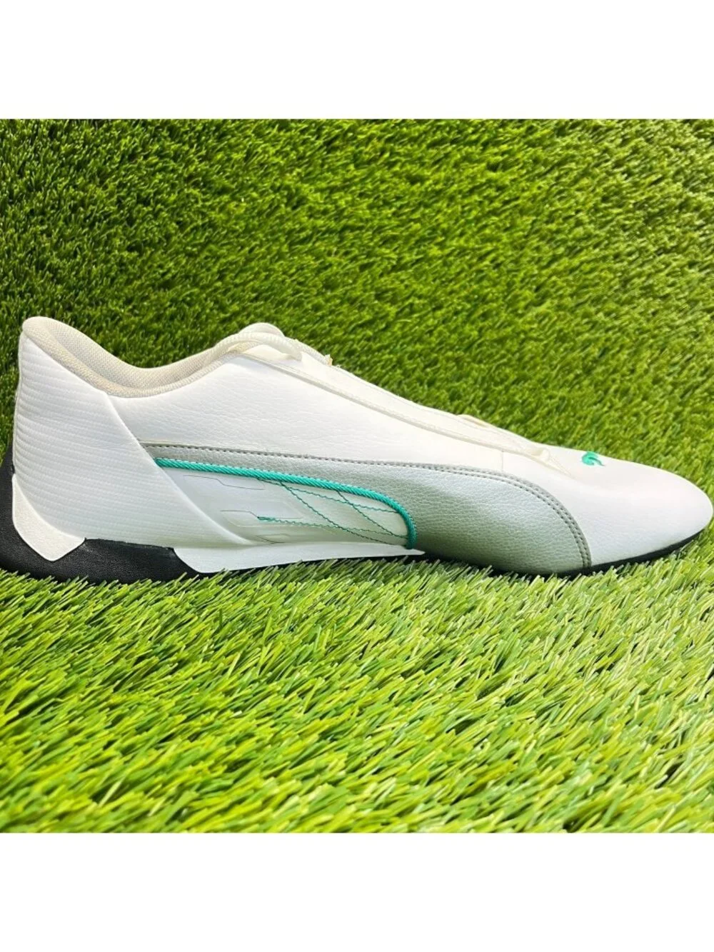 Puma Mercedes AMG Petronas R-Cat Mens Size 14 White Athletic Shoes Sneakers